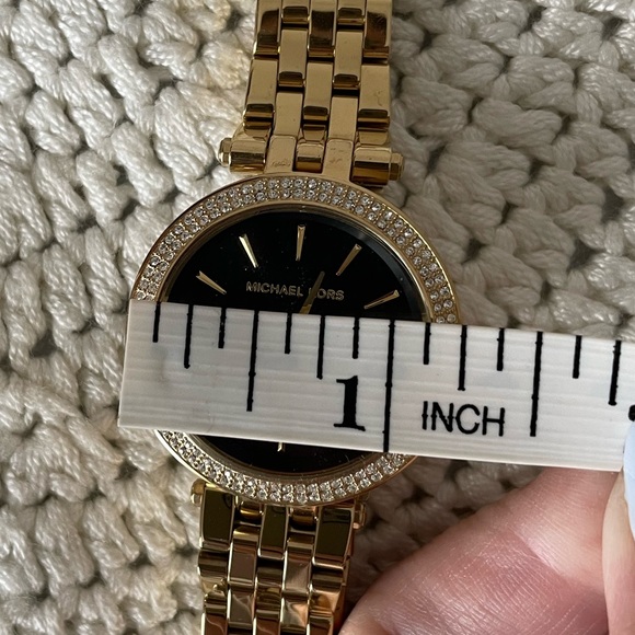 MICHAEL KORS pave two-tone watch (gold) - Picture 6 of 7